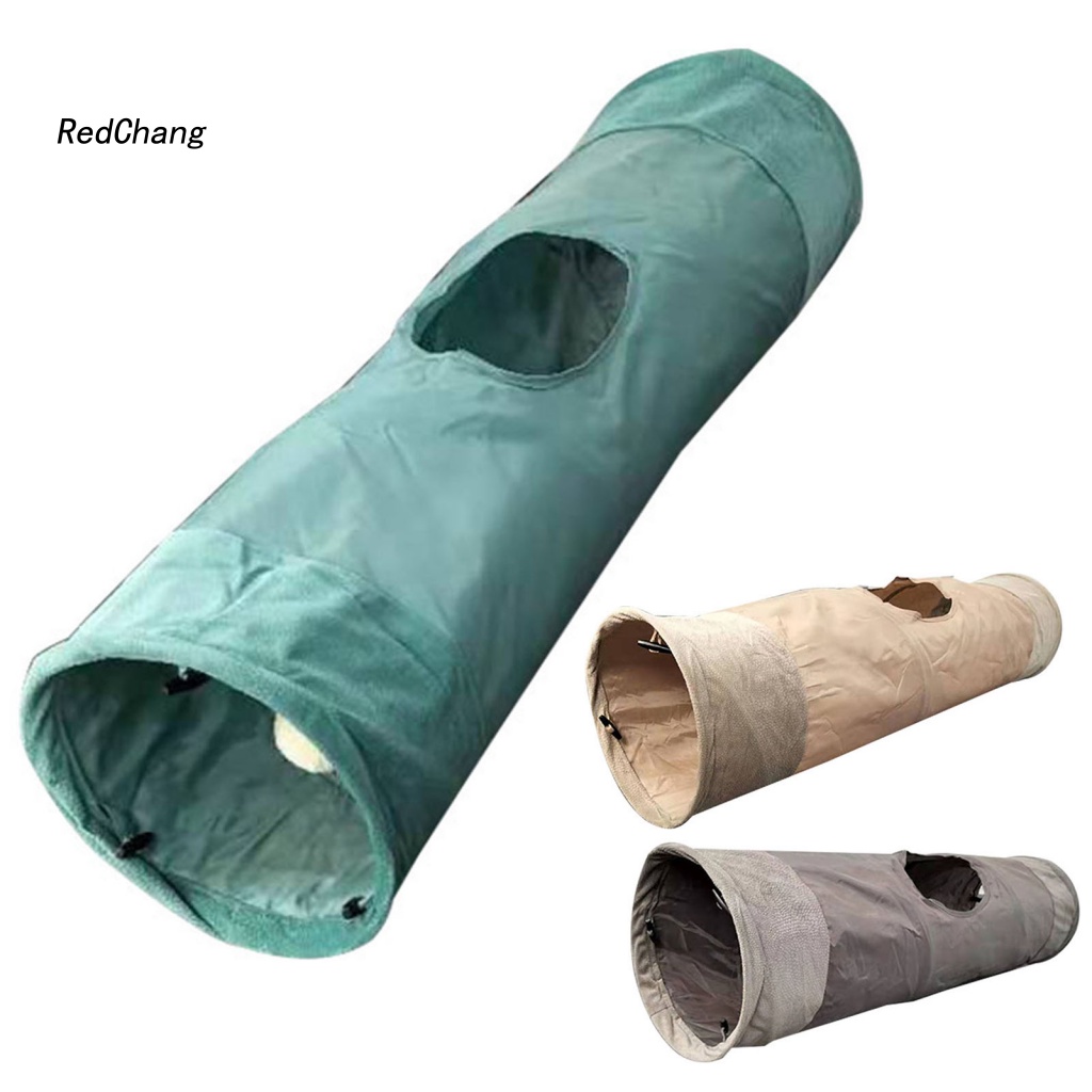 RC~ Cat Tube Foldable Pet Kitten Tunnel Toy Lightweight