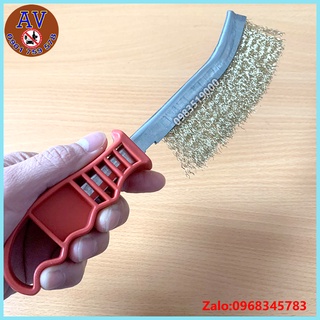 Bàn chải sắt đánh rỉ màu đỏ