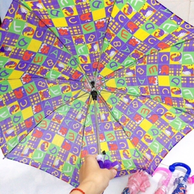 Dù trẻ em bé hoạ tiết xinh xắn