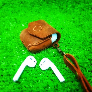 BAO DA AIRPODS 2, NÚT NAM CHÂM (DA THẬT)