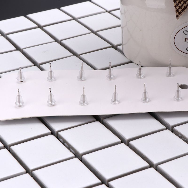 Exhila Set 6 Cặp Bông Tai Đinh Tán Tròn Họa Tiết Vảy Cá Sang Trọng Làm Đẹp Cho Tiệc Hóa Trang Đường Phố
