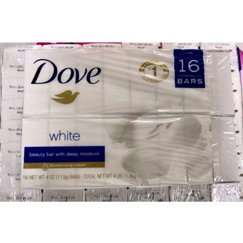 Xà phòng cục Dove White Beauty 113gr