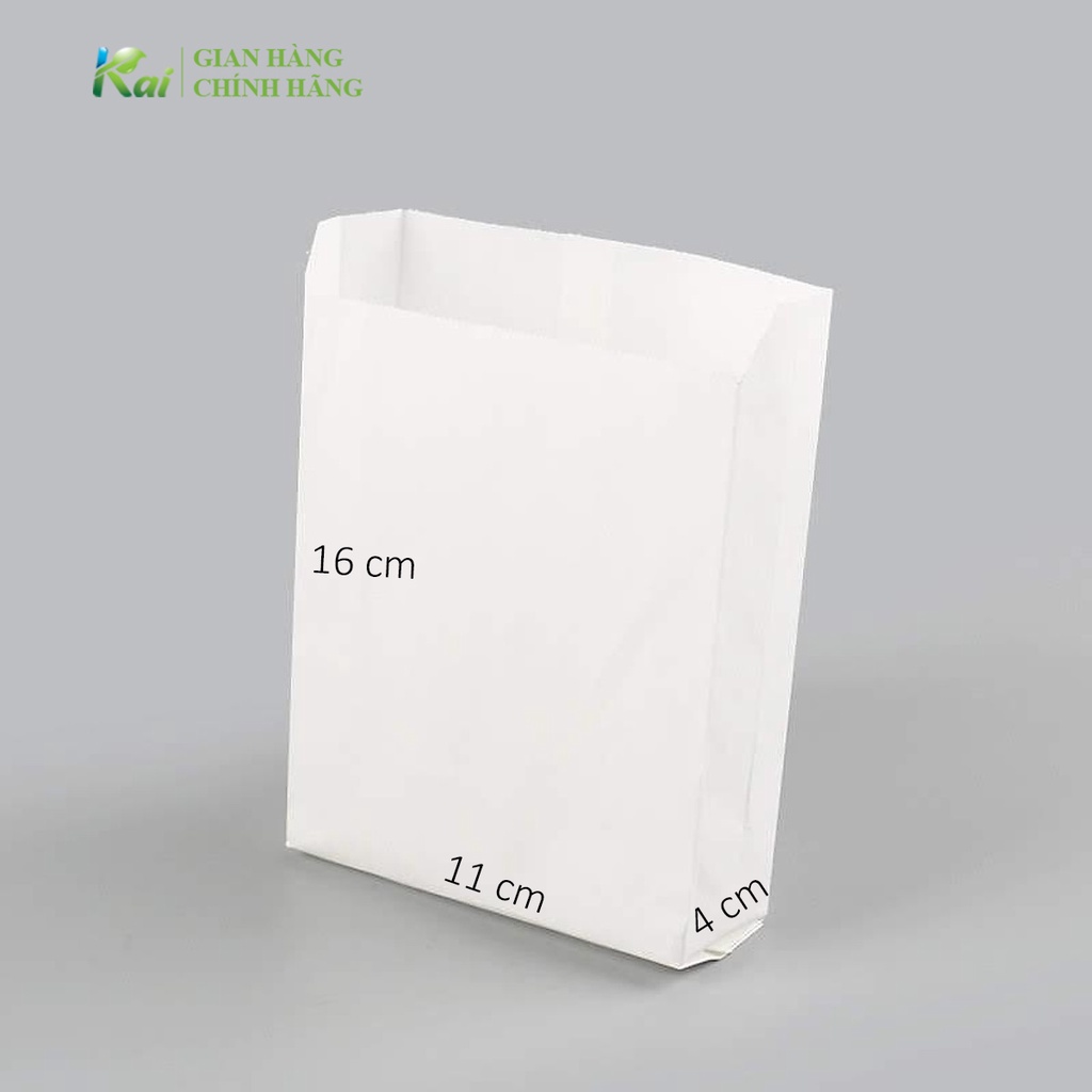 100 túi GIẤY THẤM DẦU thực phẩm, màu trắng, 2 size 11cm hoặc 15cm, an toàn vệ sinh thực phẩm, có GIÁ SỈ