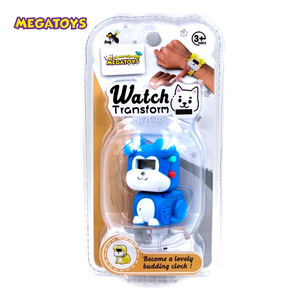 Đồng Hồ Đeo Tay - Biến Hình Chú Mèo Đáng Yêu Dade Toys D622-H105