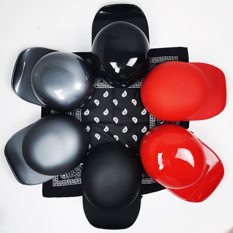 Mũ bảo hiểm phong cách gangster retro vintage dành cho người đi xe máy