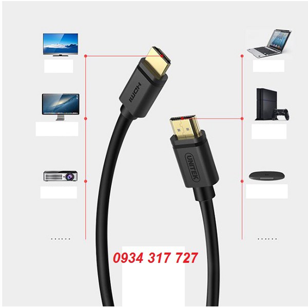 Cáp hdmi 10m unitek Y-C142M cao cấp