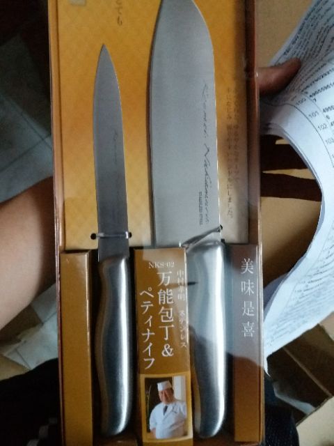 Set 2 dao làm bếp Nakamura