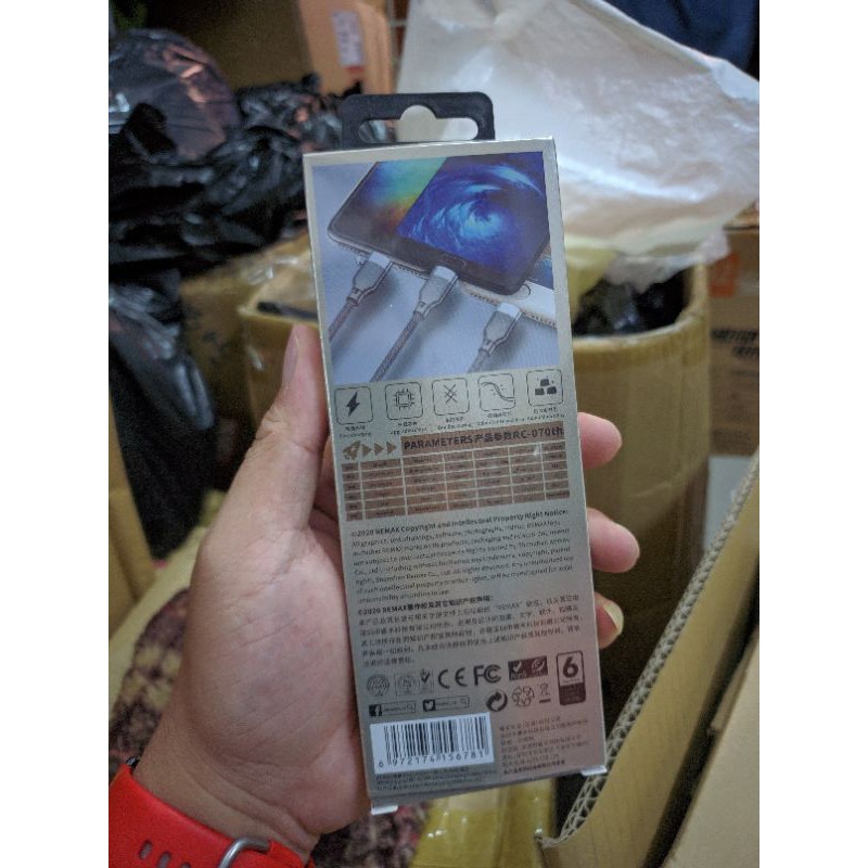 Cáp sạc 3 đầy Remax RC-070TH hỗ trợ sạc nhanh 2A