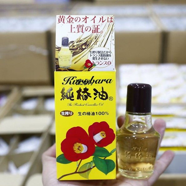 Tinh dầu dưỡng tóc Tsubaki Oshima Oil chiết xuất hoa Trà