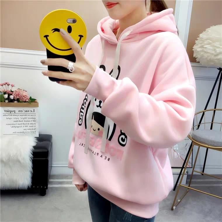 Áo Khoác Hoodie Nỉ Thời Trang Nữ Nón Tai Thỏ Siêu Cute Cho Mùa Hè Năng Động ❤️FREESHIP❤️