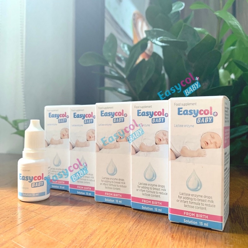 Enzym lactase Easycol BABY nhập khẩu Châu Âu dành cho bé bất dung nạp Lactose