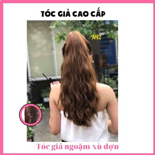 Tóc giả ngoặm đuôi ❤️FREESHIP❤️ Tóc ngoặm xù - ảnh thật