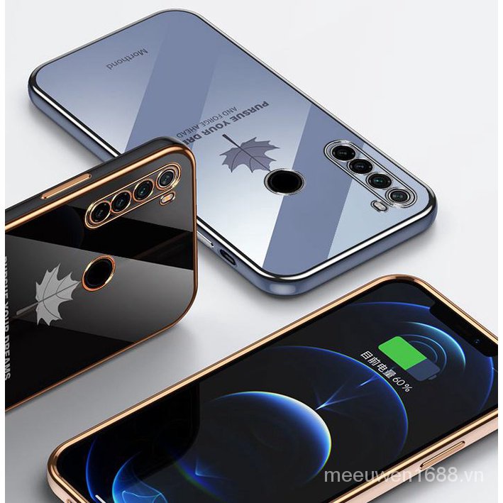 Ốp điện thoại QIANZI họa tiết lá phong cho Realme 6i 5i c11 5 5s xt 7i c17 c20 c11 2021 C3 Edge 6i