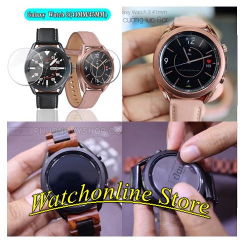 Combo 3 Dán cường lực hiệu GOR Galaxy Watch 3 (41mm - 45mm)