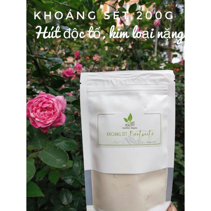 Khoáng sét Bentonite Clay 200g (Calcium)