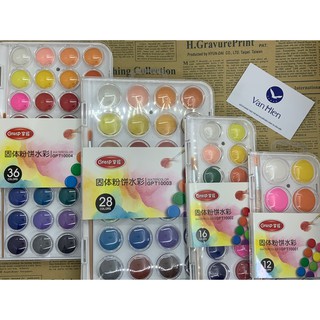 tối đa 20.000 VNĐ Màu nước dạng khô Grasp 12/16/28/36 màu