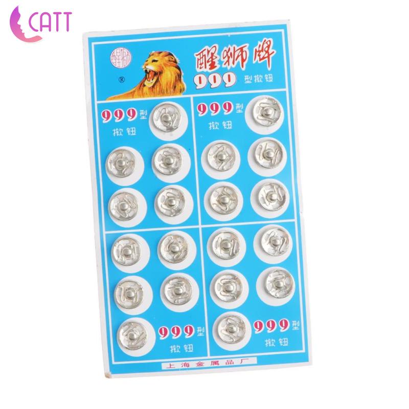 [Dadada1] Set 50 Nút Bấm Kim Loại Dành Cho Áo Khoác