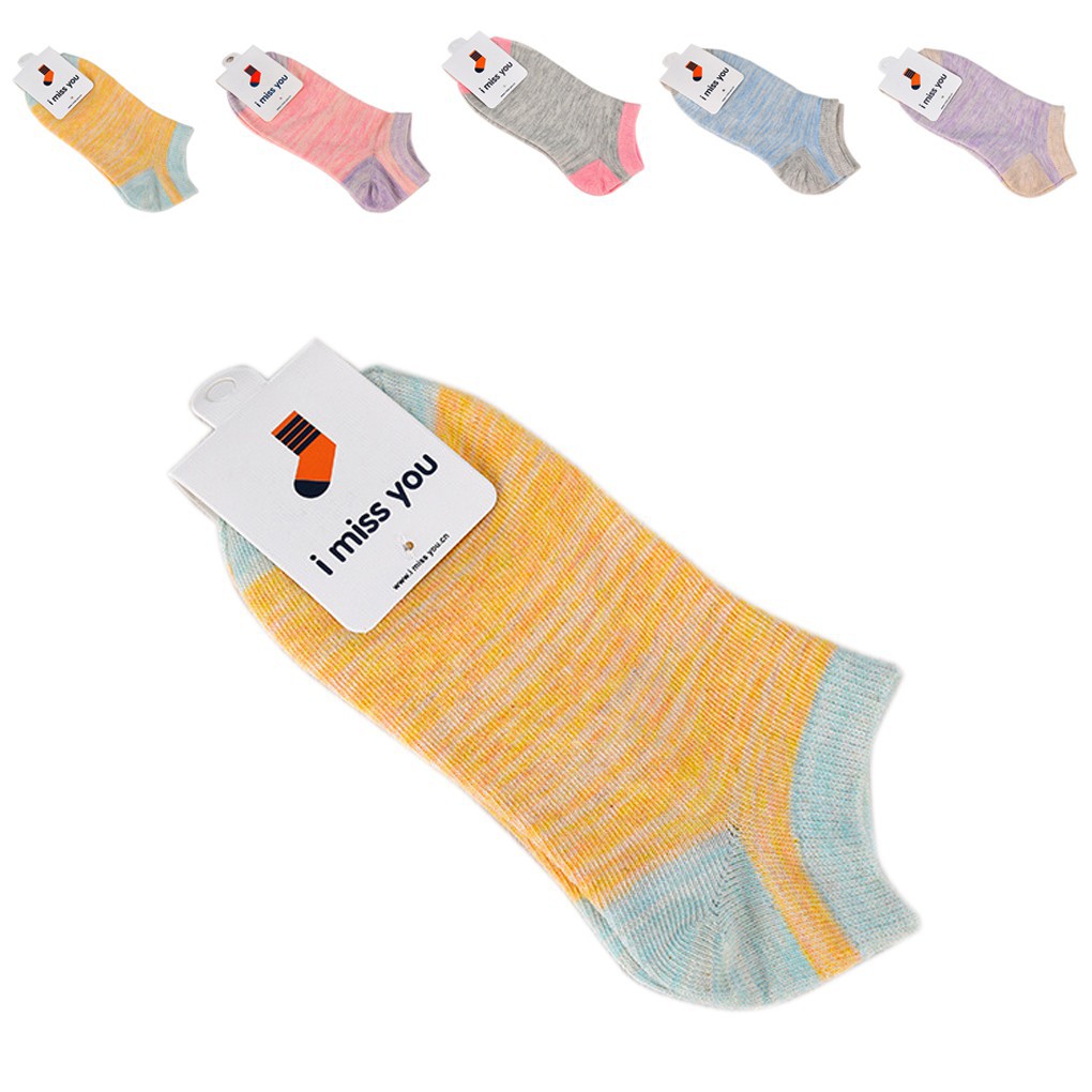 Vớ cotton nữ cổ ngắn thoáng mát thoải mái