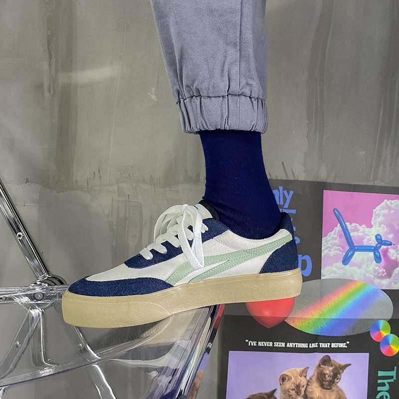 Mới Giày Thể Thao Vải Bạt Thời Trang Hàn Cho Nữ