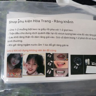 Bộ Keo dán răng khểnh răng nanh giả cao cấp