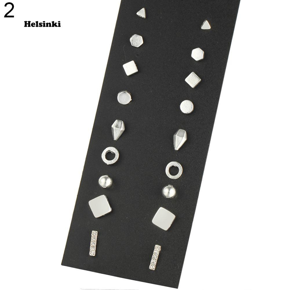 Set 9 Cặp Hoa Tai Thời Trang Dành Cho Nữ