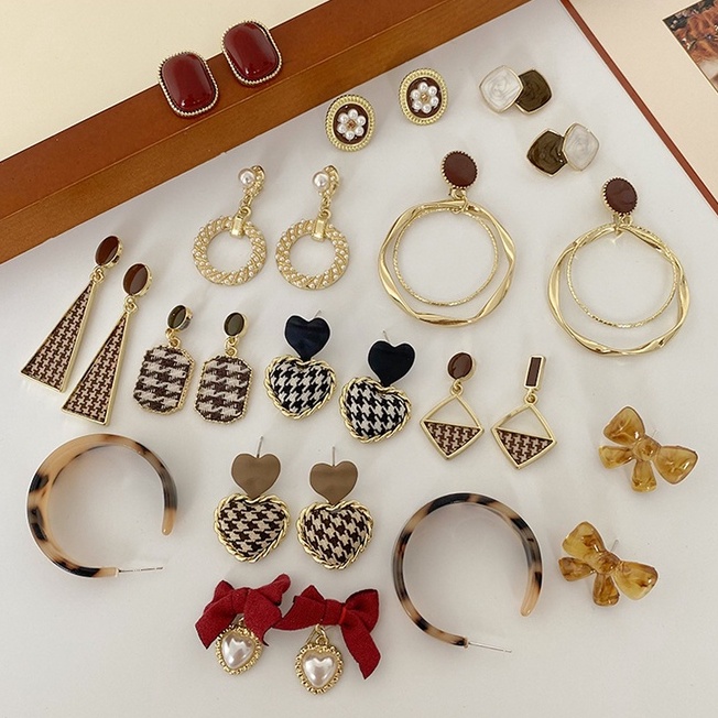 Bông Tai Đính Ngọc Trai Phong Cách Hàn Quốc Thời Trang Cho Nữ