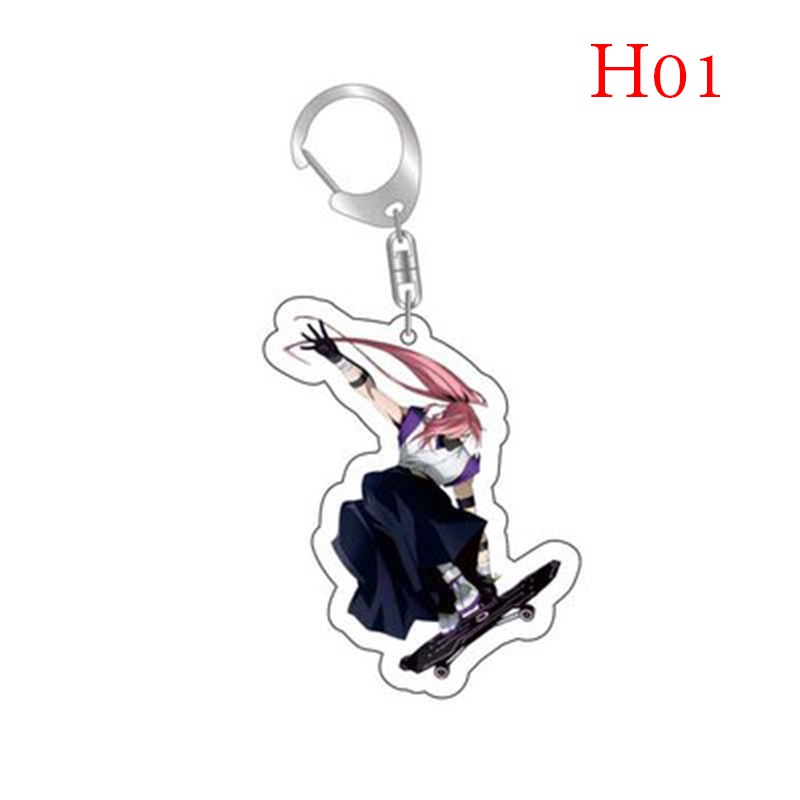 Móc khóa hình nhân vật anime dễ thương SK8