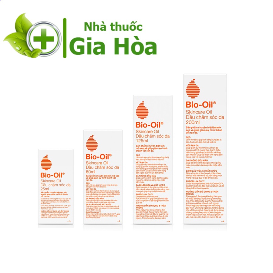 Bio-Oil Dầu chăm sóc da làm giảm rạn da do mang thai / tăng cân, làm mờ sẹo, làm đều màu da