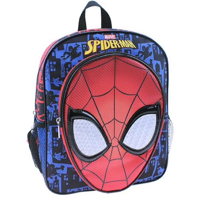 (Hàng sẵn, có hình thật) Ba lô Disney hình Spiderman Người nhện nhập Mỹ từ nhà sx Marvel kid