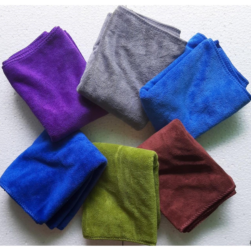 [4 cái] Khăn Tắm Cao Cấp Siêu mềm mịn 35x75cm (màu)