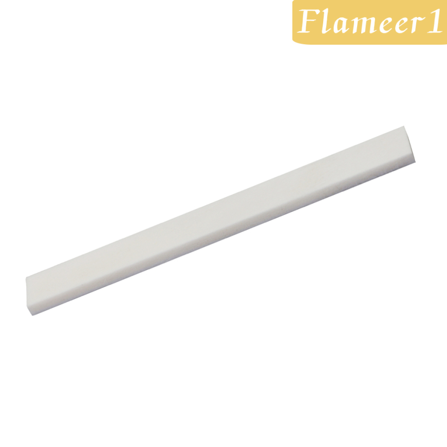 [FLAMEER1]Beige Bone Bridge Saddle for Acoustic Guitar Replacement Parts Luthier DIY