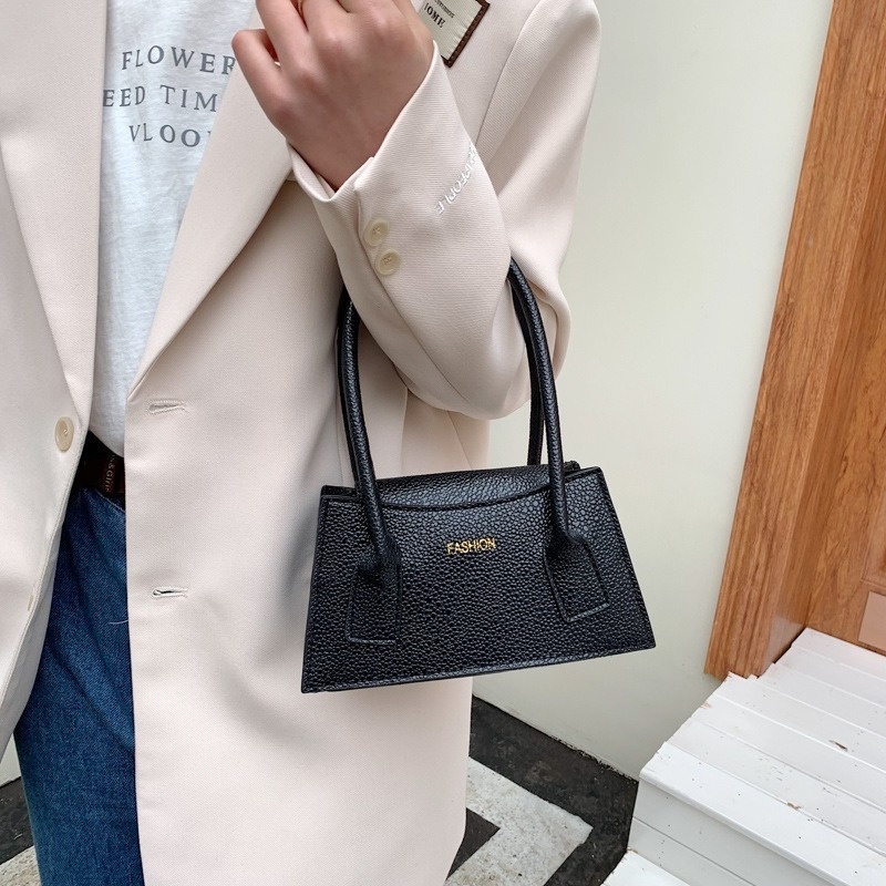 Túi Xách Đeo Vai Hình Vuông Nhỏ Gọn Màu Trơn Kiểu Retro Đơn Giản Thời Trang Mùa Hè NB00056