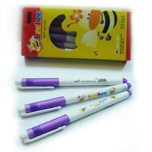 Combo 5 cây bút lông kim BeeBee FL04 mực tím - 0.4mm