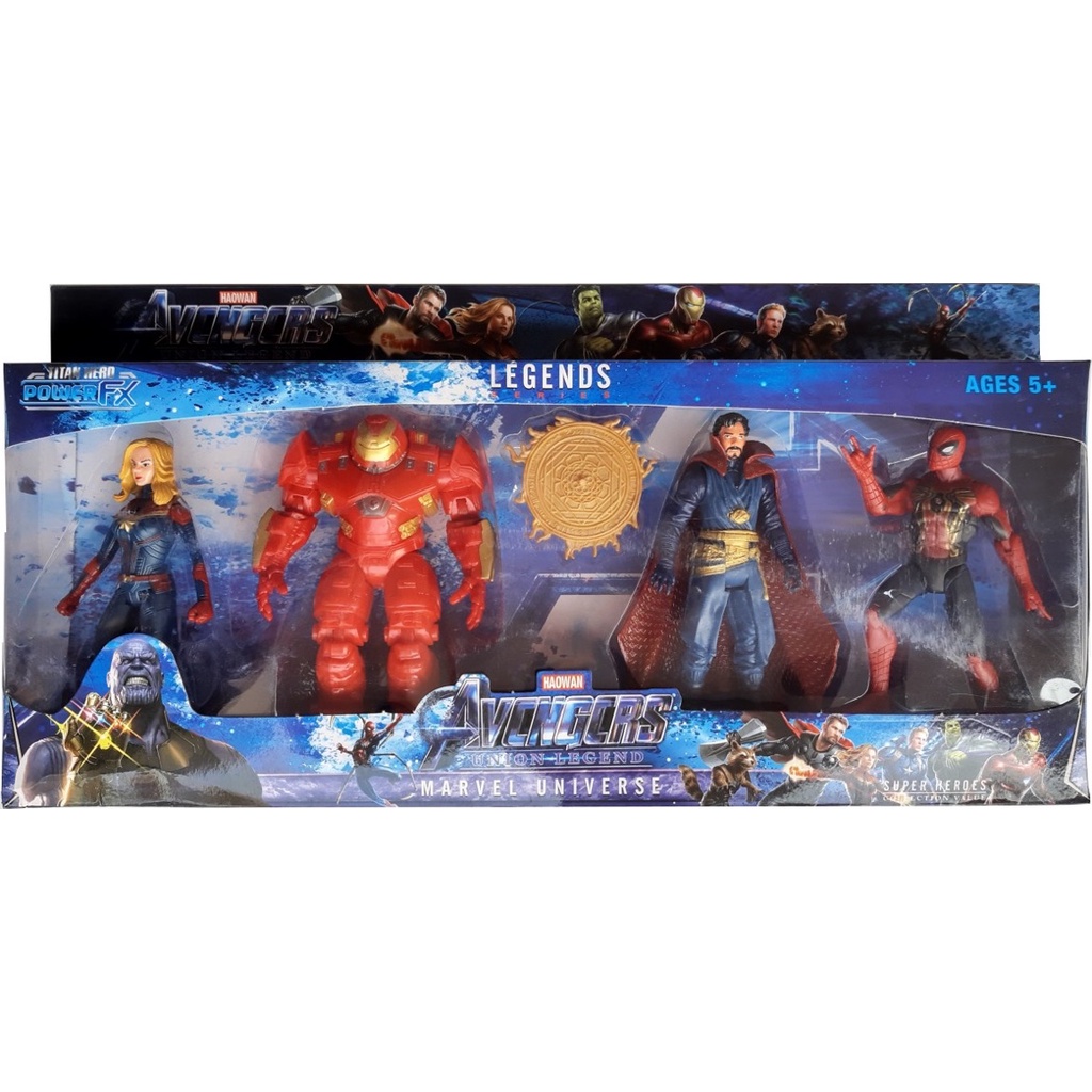 Bộ 4 siêu anh hùng Avengers 15cm