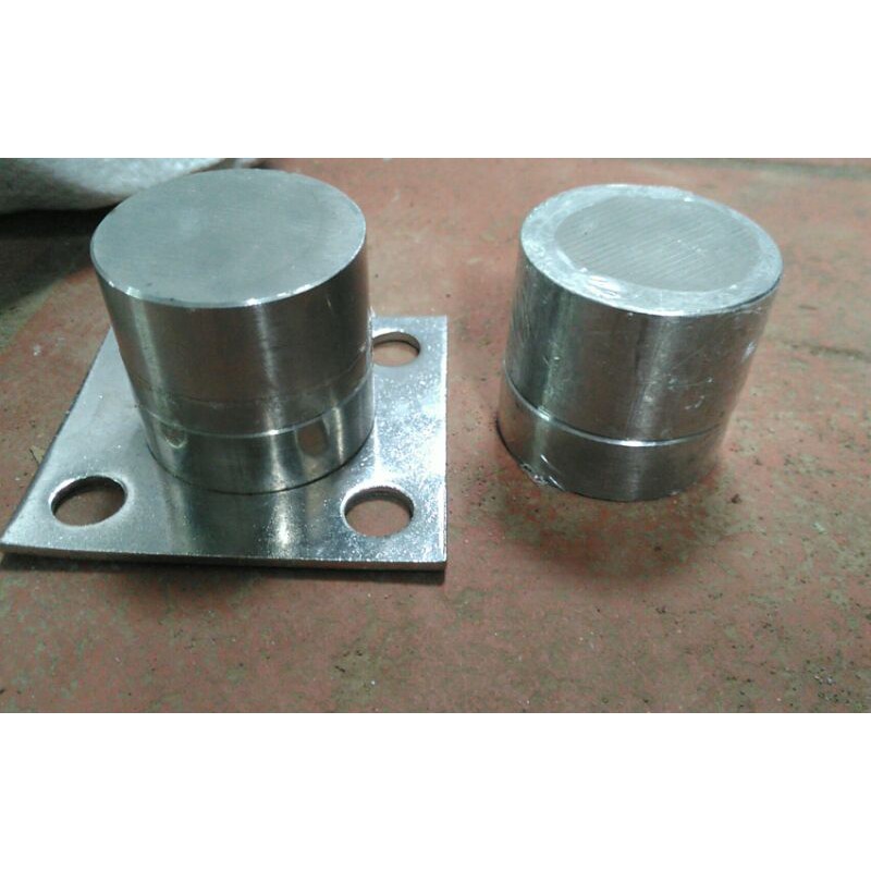 bản lề cửa cổng, lề cối xoay 360 độ inox 201 ( có bi, có đế ) phi 38 42 45. cửa cổng 2 cánh 1cánh chịu lực(giá hủy diệt)