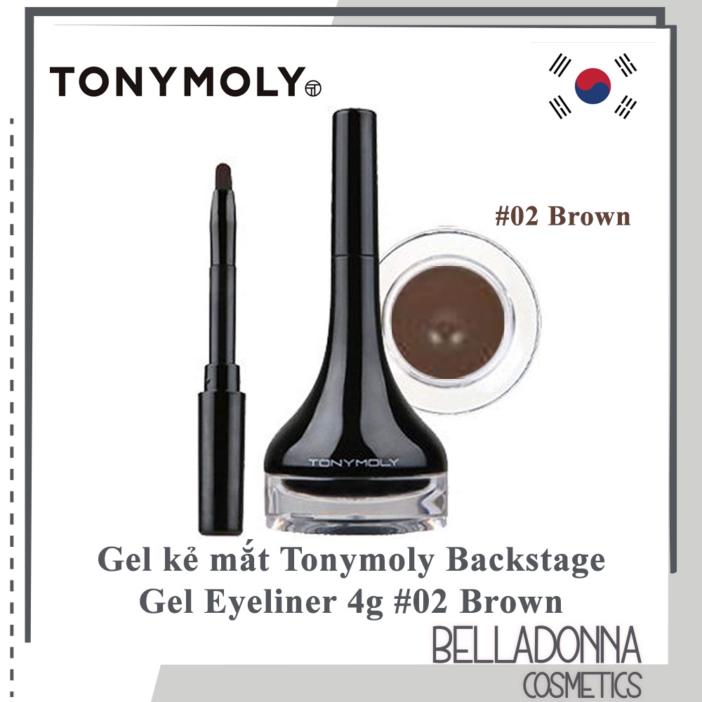 [Chuẩn Auth] Gel kẻ mắt Tonymoly Backstage Gel Eyeliner 4g