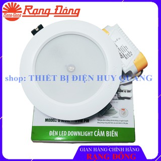 Đèn LED downlight âm trần cảm biến 7W, 9W Rạng Đông, chip Samsung cao cấp