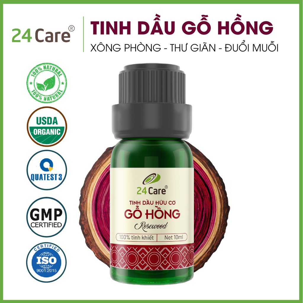 Tinh dầu Gỗ Hồng 24Care 10ml