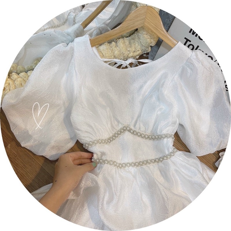 ĐẦM TRẮNG VIỀN NGỌC EO