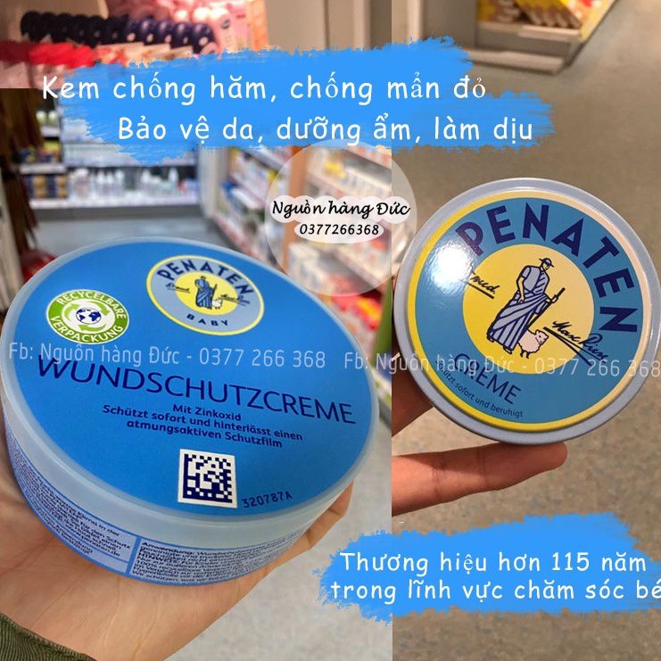 [Mẫu mới] Kem chống hăm Penaten Đức [Đủ bill] 200ml - Nguồn hàng Đức