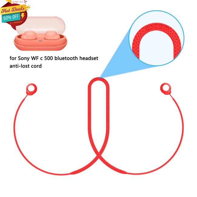 Dây Đeo Cổ Co Giãn Chống Thất Lạc Cho Tai Nghe Sony Wf-c500