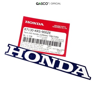 Tem chữ HONDA màu PB171MU kích thước 120mm  QA(87130KRS900ZE) _( 373)