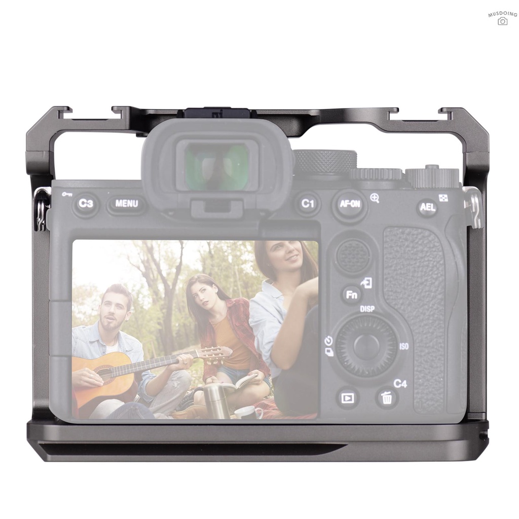 Lồng Andoer Bằng Hợp Kim Nhôm Có Hai Lỗ Ren Và Cờ Lê Từ Tính Thông Dụng Cho Máy Ảnh Sony A7Siii 1 / 4 3 / 8inch
