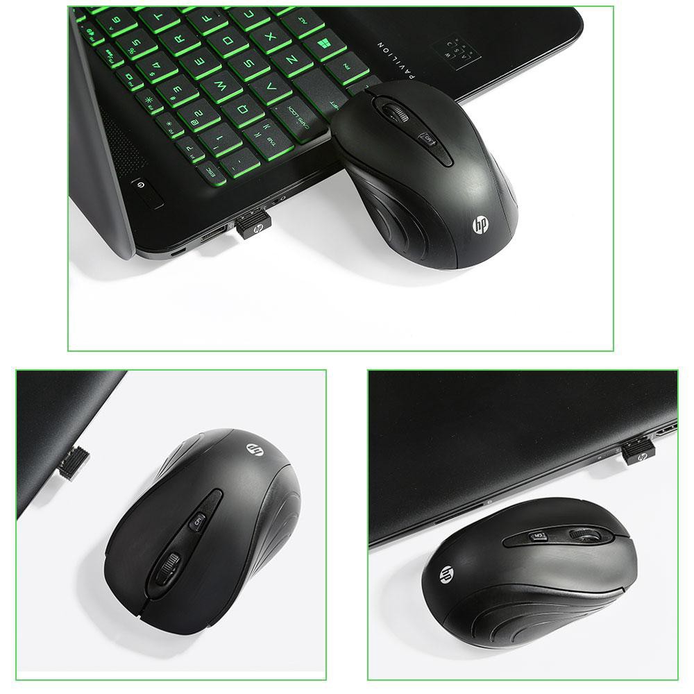 Chuột Quang Không Dây HP S3000 2000 DPI Dùng Để Chơi Game