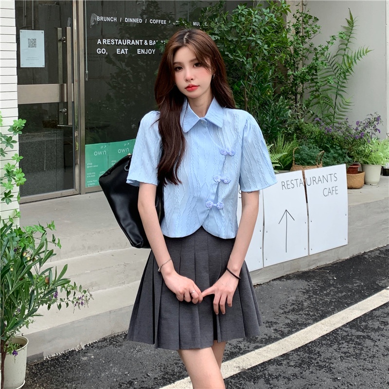 NRVP Áo Sơ Mi Dài Tay Dáng Rộng Thời Trang Hàn Quốc 2022 Dành Cho Nữ