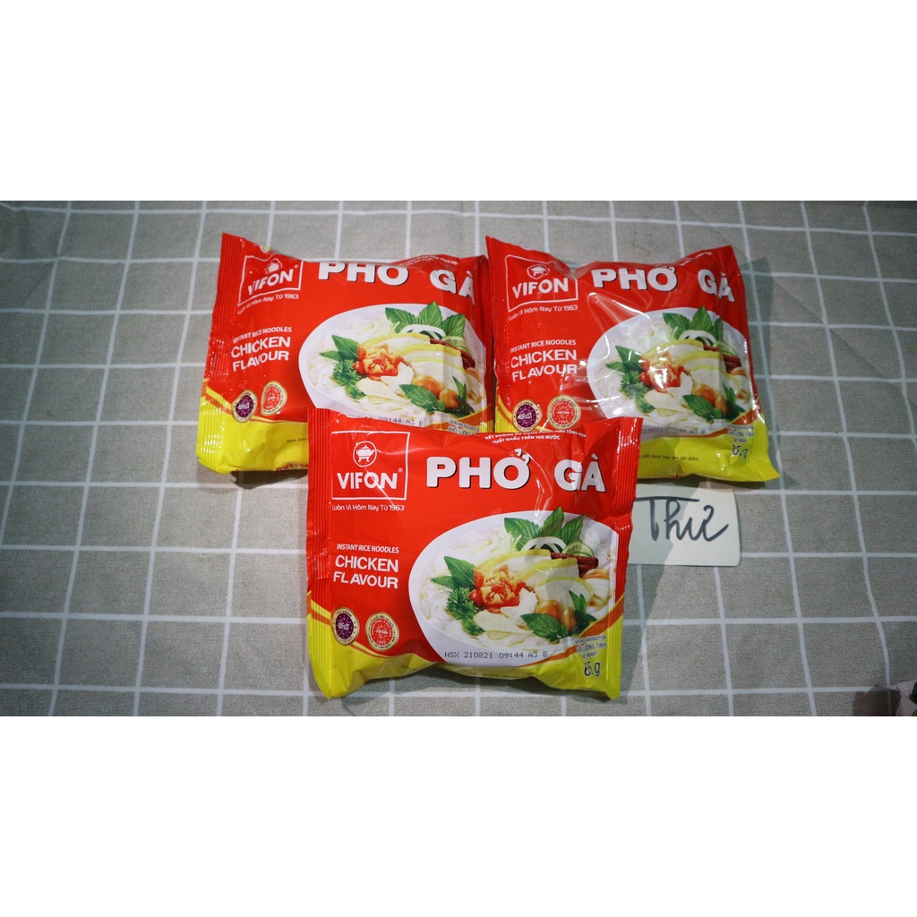 Combo 3 gói Phở Gà Vifon 65g thơm ngon hấp dẫn
