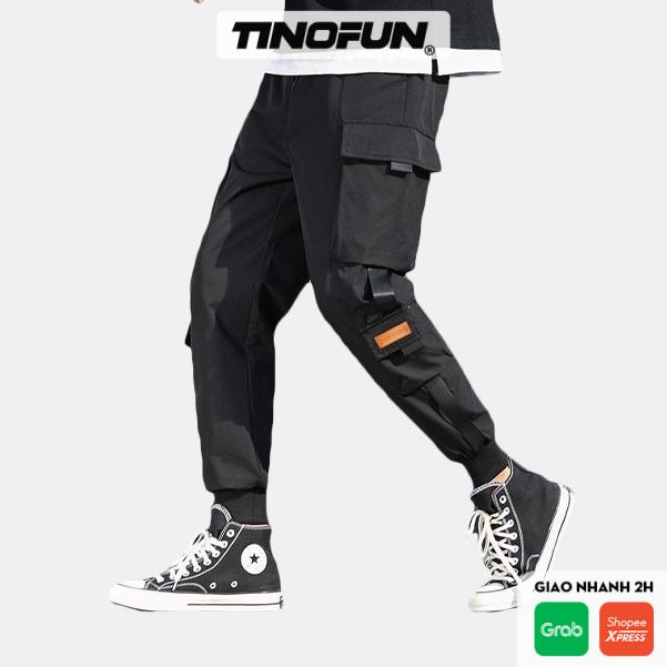Quần jogger nam nữ thể thao TINOFUN kaki mã TT46 thô túi hộp kiểu bó ống Hàn Quốc chất vải đẹp ống dài