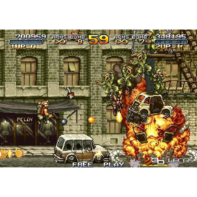 Đĩa Game PS2 - Ram Bô Lùn - Metal Slug Anthology