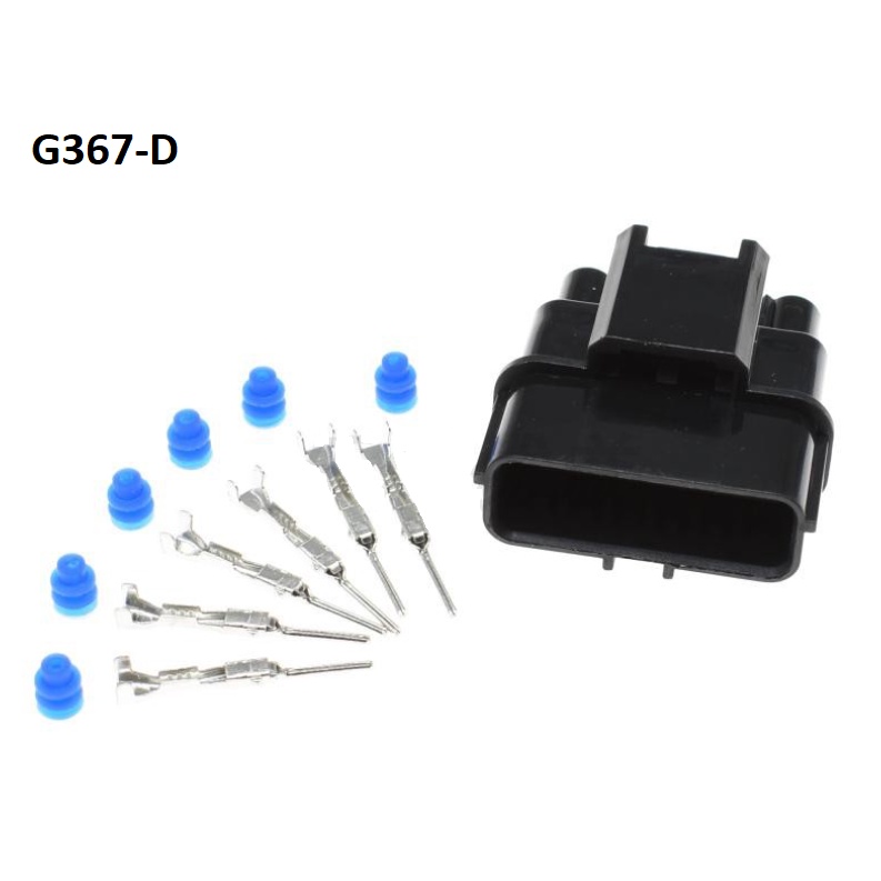 G367-Giắc cắm Phù hợp với đèn pha Hon 6 lỗ 1.2mm