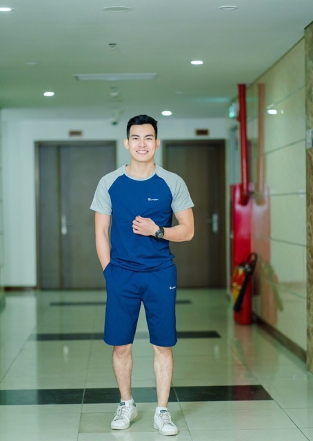Bộ Đồ Thể Thao Trơn Cho Nam Chất Cotton Siêu Mịn